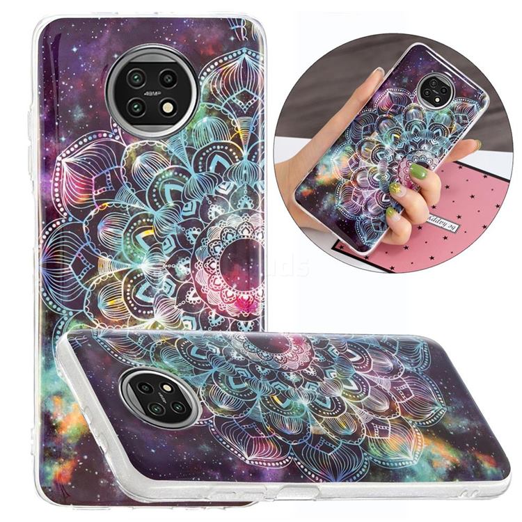 Datura Flowers Noctilucent Soft TPU Back Cover for Xiaomi Redmi Note 9T
