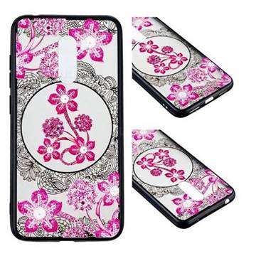 Daffodil Lace Diamond Flower Soft TPU Back Cover for Mi Xiaomi Pocophone F1