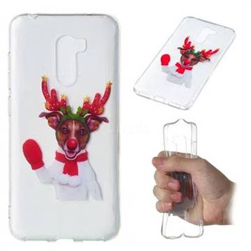 Red Gloves Elk Super Clear Soft TPU Back Cover for Mi Xiaomi Pocophone F1