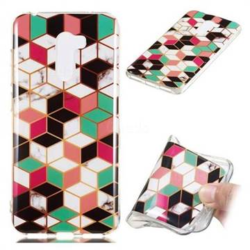 Three-dimensional Square Soft TPU Marble Pattern Phone Case for Mi Xiaomi Pocophone F1
