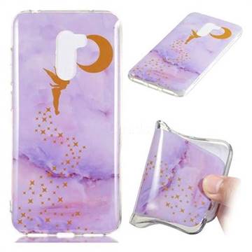 Elf Purple Soft TPU Marble Pattern Phone Case for Mi Xiaomi Pocophone F1