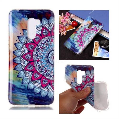 Colorful Sun Flower Noctilucent Soft TPU Back Cover for Mi Xiaomi Pocophone F1