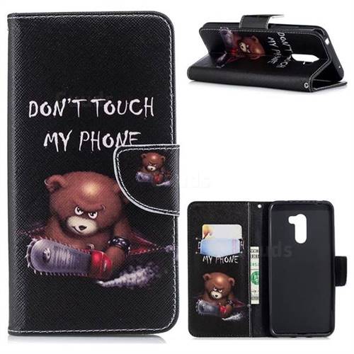 Chainsaw Bear Leather Wallet Case for Mi Xiaomi Pocophone F1