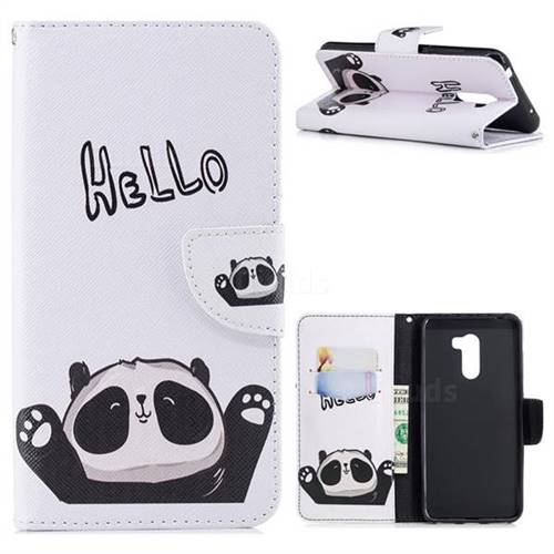 Hello Panda Leather Wallet Case for Mi Xiaomi Pocophone F1
