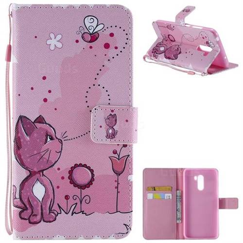 Cats and Bees PU Leather Wallet Case for Mi Xiaomi Pocophone F1