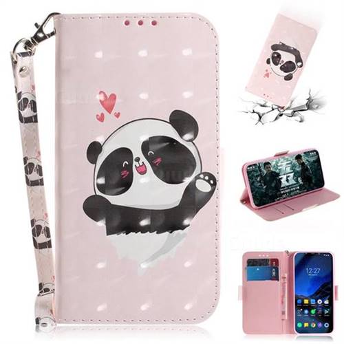 Heart Cat 3D Painted Leather Wallet Phone Case for Mi Xiaomi Pocophone F1