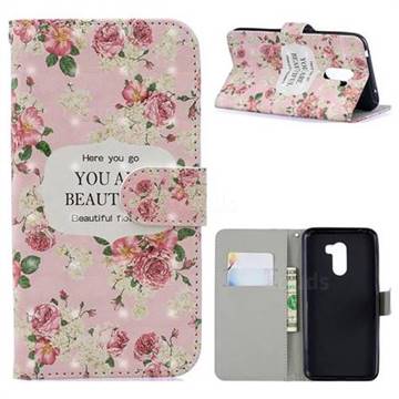 Butterfly Flower 3D Painted Leather Phone Wallet Case for Mi Xiaomi Pocophone F1