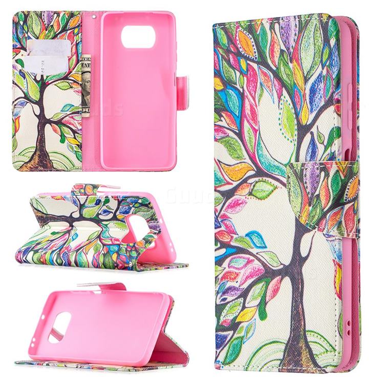 The Tree of Life Leather Wallet Case for Mi Xiaomi Poco X3 NFC