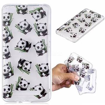 Cute Panda Super Clear Soft TPU Back Cover for Xiaomi Redmi 4A