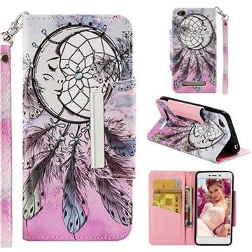Angel Monternet Big Metal Buckle PU Leather Wallet Phone Case for Xiaomi Redmi 4A
