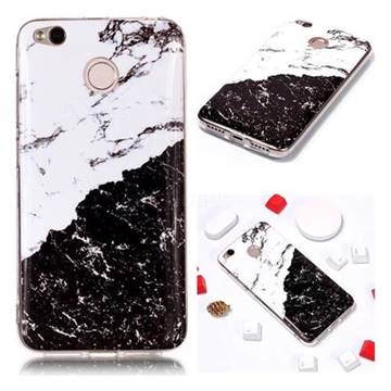 Black and White Soft TPU Marble Pattern Phone Case for Xiaomi Redmi 4 (4X)