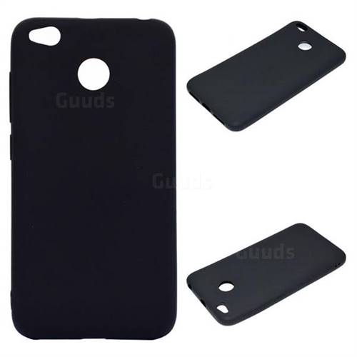 Candy Soft Silicone Protective Phone Case for Xiaomi Redmi 4 (4X) - Black