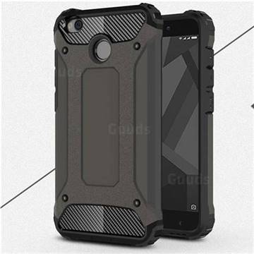 King Kong Armor Premium Shockproof Dual Layer Rugged Hard Cover for Xiaomi Redmi 4 (4X) - Bronze