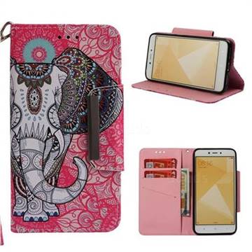 Totem Jumbo Big Metal Buckle PU Leather Wallet Phone Case for Xiaomi Redmi 4 (4X)