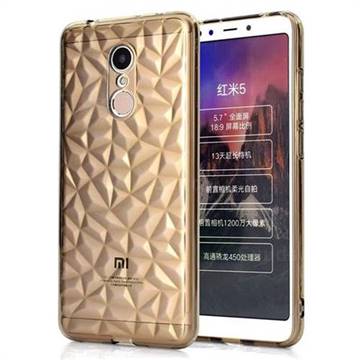 Diamond Pattern Shining Soft TPU Phone Back Cover for Mi Xiaomi Redmi 5 - Gray