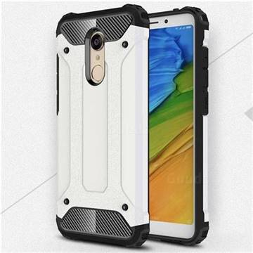 King Kong Armor Premium Shockproof Dual Layer Rugged Hard Cover for Mi Xiaomi Redmi 5 - White