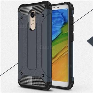 King Kong Armor Premium Shockproof Dual Layer Rugged Hard Cover for Mi Xiaomi Redmi 5 - Navy