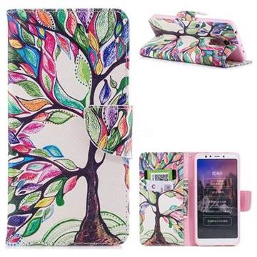 The Tree of Life Leather Wallet Case for Mi Xiaomi Redmi 5