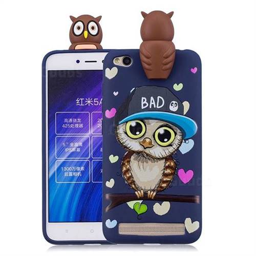Bad Owl Soft 3D Climbing Doll Soft Case for Xiaomi Redmi 5A