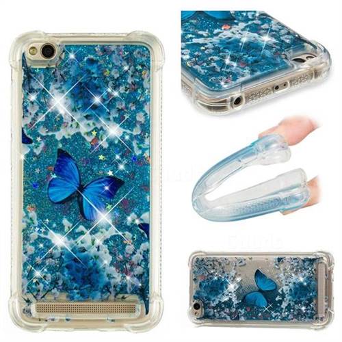 Flower Butterfly Dynamic Liquid Glitter Sand Quicksand Star TPU Case for Xiaomi Redmi 5A