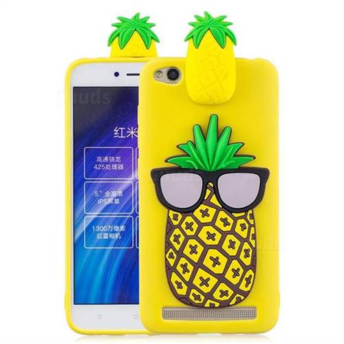 Big Pineapple Soft 3D Climbing Doll Soft Case for Xiaomi Redmi 5A