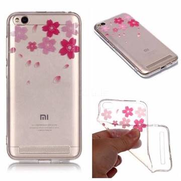 Sakura Flowers Super Clear Soft TPU Back Cover for Xiaomi Redmi 5A