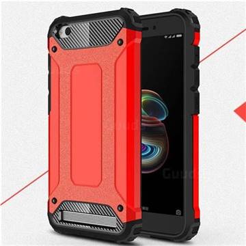 King Kong Armor Premium Shockproof Dual Layer Rugged Hard Cover for Xiaomi Redmi 5A - Big Red