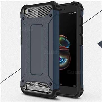 King Kong Armor Premium Shockproof Dual Layer Rugged Hard Cover for Xiaomi Redmi 5A - Navy