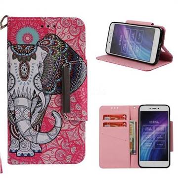 Totem Jumbo Big Metal Buckle PU Leather Wallet Phone Case for Xiaomi Redmi 5A