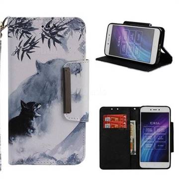Target Tiger Big Metal Buckle PU Leather Wallet Phone Case for Xiaomi Redmi 5A