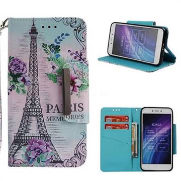 Fresh Tower Big Metal Buckle PU Leather Wallet Phone Case for Xiaomi Redmi 5A
