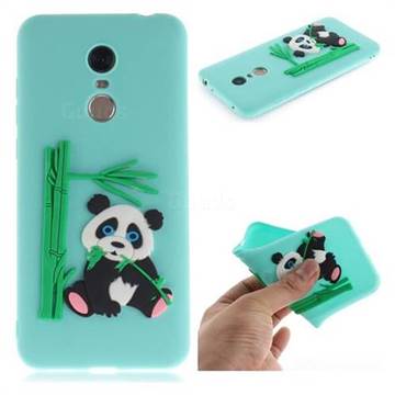 Panda Eating Bamboo Soft 3D Silicone Case for Mi Xiaomi Redmi 5 Plus - Green