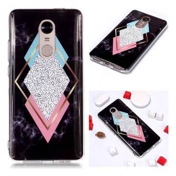 Black Diamond Soft TPU Marble Pattern Phone Case for Mi Xiaomi Redmi 5 Plus