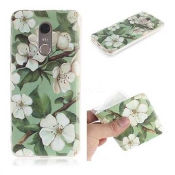Watercolor Flower IMD Soft TPU Cell Phone Back Cover for Mi Xiaomi Redmi 5 Plus