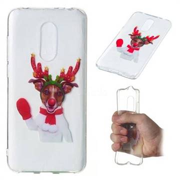 Red Gloves Elk Super Clear Soft TPU Back Cover for Mi Xiaomi Redmi 5 Plus