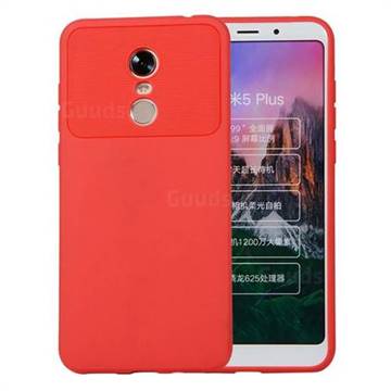 Carapace Soft Back Phone Cover for Mi Xiaomi Redmi 5 Plus - Red