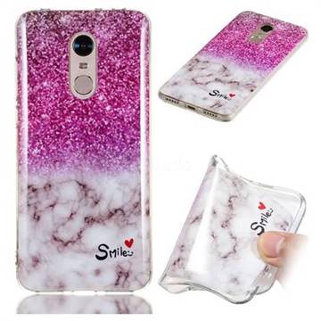 Love Smoke Purple Soft TPU Marble Pattern Phone Case for Mi Xiaomi Redmi 5 Plus