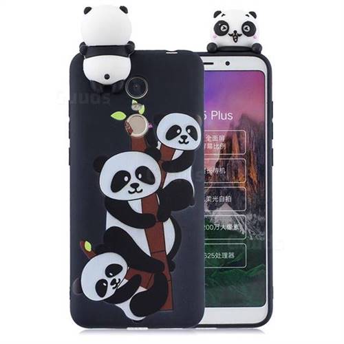 Ascended Panda Soft 3D Climbing Doll Soft Case for Mi Xiaomi Redmi 5 Plus