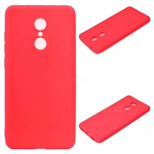 Candy Soft Silicone Protective Phone Case for Mi Xiaomi Redmi 5 Plus - Red