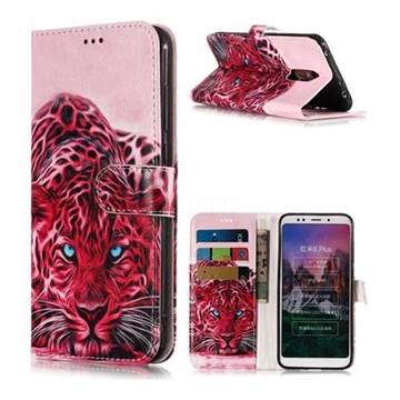 Pink Leopard PU Leather Wallet Phone Case for Mi Xiaomi Redmi 5 Plus