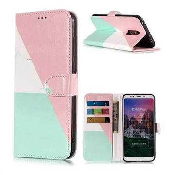 Tricolor Marble PU Leather Wallet Phone Case for Mi Xiaomi Redmi 5 Plus