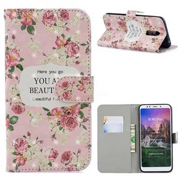 Butterfly Flower 3D Painted Leather Phone Wallet Case for Mi Xiaomi Redmi 5 Plus