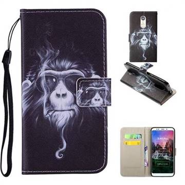 Chimpanzee PU Leather Wallet Phone Case Cover for Mi Xiaomi Redmi 5 Plus
