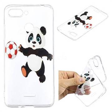 Football Panda Super Clear Soft TPU Back Cover for Mi Xiaomi Redmi 6