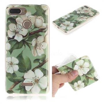 Watercolor Flower IMD Soft TPU Cell Phone Back Cover for Mi Xiaomi Redmi 6