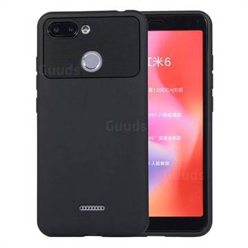 Carapace Soft Back Phone Cover for Mi Xiaomi Redmi 6 - Black