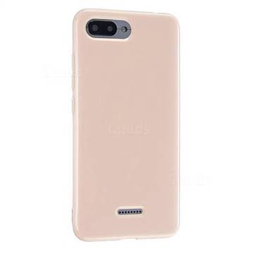2mm Candy Soft Silicone Phone Case Cover for Mi Xiaomi Redmi 6 - Light Pink