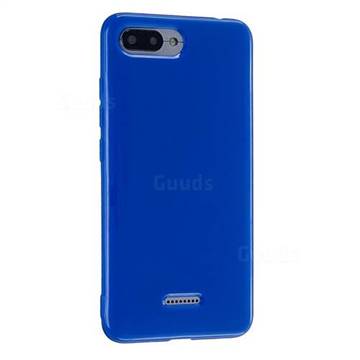 2mm Candy Soft Silicone Phone Case Cover for Mi Xiaomi Redmi 6 - Navy Blue