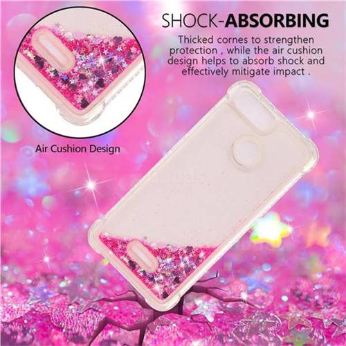 Dynamic Liquid Glitter Sand Quicksand Tpu Case For Mi Xiaomi Redmi A Pink Love Heart Back