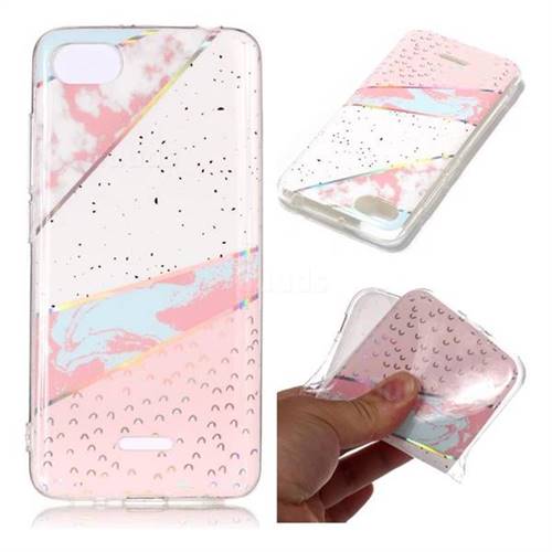 Matching Color Marble Pattern Bright Color Laser Soft TPU Case for Mi Xiaomi Redmi 6A